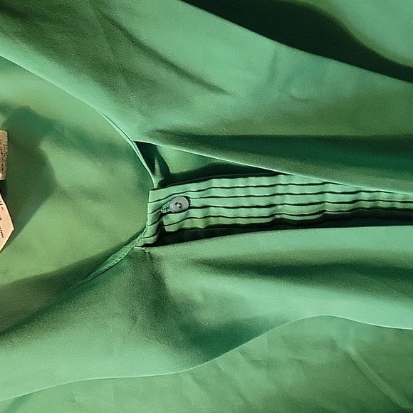 80's Green Scarf Tie Blouse - Picture 9 of 11